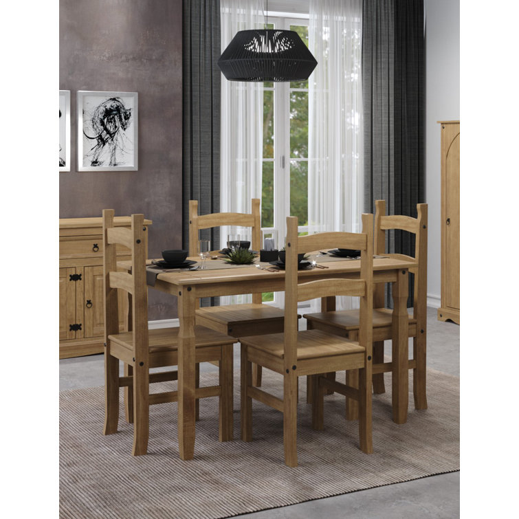 Solid pine dining deals set